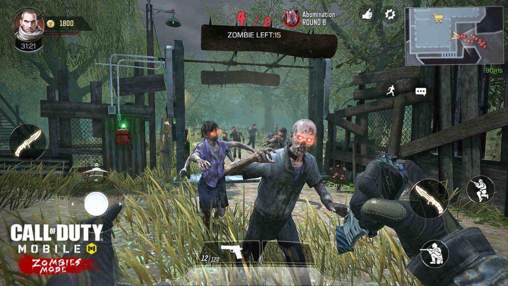call of duty mobile tryb zombie