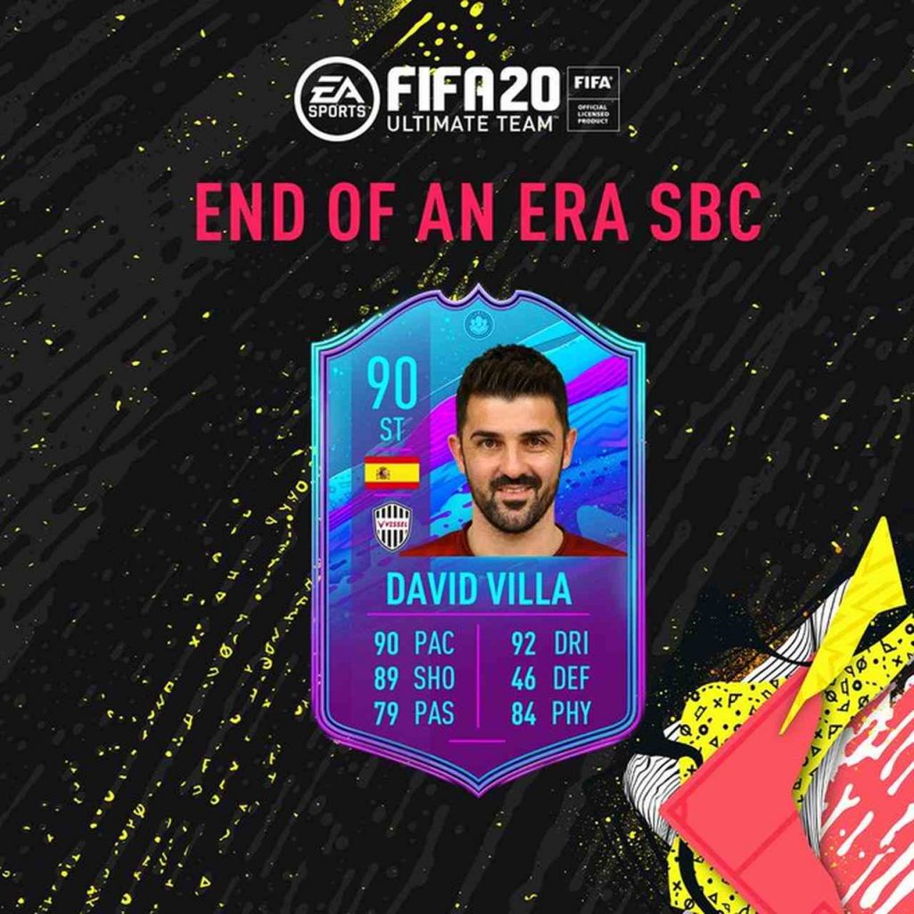 FIFA 20 FUT: David Villa oceniony na 90 w SBC End of an Era