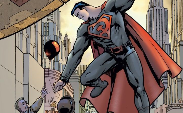 superman czerwony syn - comic relief